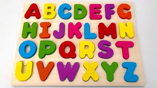 Best Learn ABC Puzzle  Preschool Learning Toy Video for Toddlers  Nikis Playhouse [upl. by Edric]