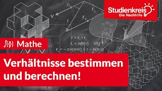 Verhältnisse  bestimmen und berechnen  Mathe verstehen mit dem Studienkreis [upl. by Wertheimer]