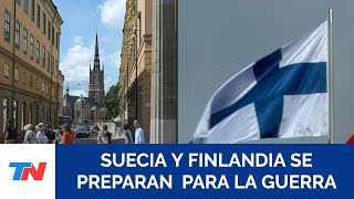 Suecia y Finlandia instaron a sus habitantes a prepararse para una posible guerra [upl. by Barvick999]