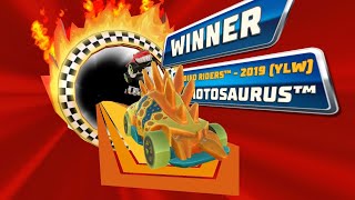 Hot Wheels Unlimited  New Hot Wheels Yellow Motosaurus Race With High Speed  Android Gameplays 2 [upl. by Anaitit700]