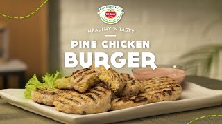 Del Monte Kitchenomics Pine Chicken Burger with Mayo [upl. by Toddy]