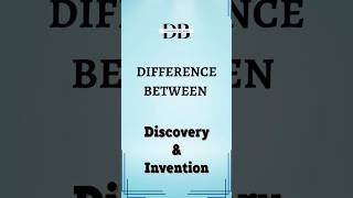 Difference Between Discovery and Invention  Uncover the Difference between Discovery and Invention [upl. by Diane]