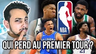 QUI VA PERDRE AU PREMIER TOUR  PRÉDICTIONS 1ER TOUR PLAYOFFS NBA 2019 [upl. by Rowena495]