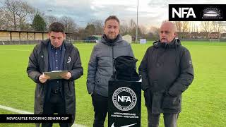 Newcastle Flooring NFA Senior Cup Semi  Final Draw [upl. by Sileray]