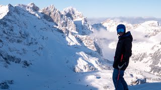 Skifahren in Engelberg Titlis mal anders [upl. by Ahsirahc]