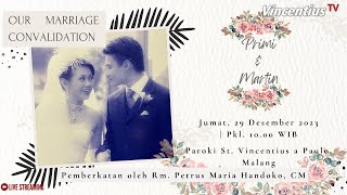 Marriage Convalidatio of Primi and Martin  Friday 29th December 1000 am [upl. by Ongineb]