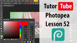 Photopea  Lesson 52  Export [upl. by Goldia]