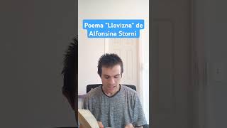 Poema quotLloviznaquot de Alfonsina Storni [upl. by Auqenwahs641]