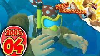 200 HARD MODE 😱  World 4 Donkey Kong Country Tropical Freeze Nintendo Switch 🔴LIVE [upl. by Rivera]