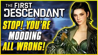 BEST WAYS TO MOD ANY DESCENDANT OR WEAPON  The First Descendant Beginner Tips amp Tricks  How To [upl. by Intyre223]