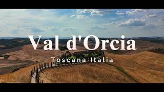 Val dOrcia  Toscana  Italia  4K Cinematic Drone Footage  DJI Mini 4 Pro [upl. by Scribner]