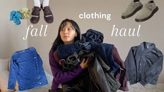 the best thrifted fall clothing haul  trying on amp why im not buying any more clothes this year [upl. by Arbuckle]