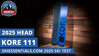 2025 Head Kore 111  SkiEssentialscom Ski Test Review [upl. by Ainoyek]