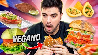 PROVANDO FAST FOOD VEGANO É BOM [upl. by Yenruoc]