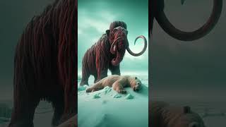 Mammoth vs animals lion animals hybridanimals tiger shorts [upl. by Ayikin]