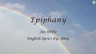 Epiphany full  English KARAOKE  Jin BTS [upl. by Nylrad]