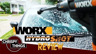 Worx HydroShot Review How POWERFUL is it [upl. by Kcod]