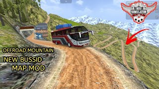 New Offroad Hills Bussid Map Mod  Offroad Map Mod  Bus Simulator Indonesia [upl. by Allisan]