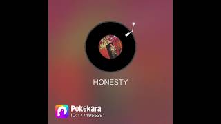 honesty （Karaoke） [upl. by Bozuwa]