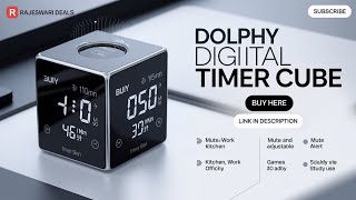 Dolphy Digital Magnetic Timer Cube  Flip Octagon Mute amp Sound Alerts views [upl. by Harriott]