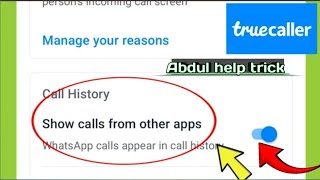 Truecaller show after call details for other apps 2 important Truecaller details hidden future [upl. by Ellehsram]