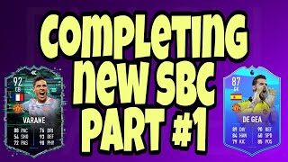 COMPLETING NEW SBC PART 1 VARANE DE GEA AND OTHER IN MADFUT 22 [upl. by Adabel]