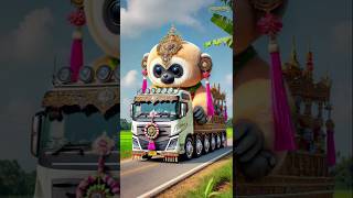 ❤️ Evolution of CuteCat  🐵 Kawaii Giant Gibon on Truck ✅✨ cat cute love shorts [upl. by Kittie]