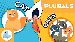 PLURAL NOUNS 🦸‍♀️ Grammar and Spelling for Kids 📝 Superlexia ⭐ Episode 4 [upl. by Anibla]