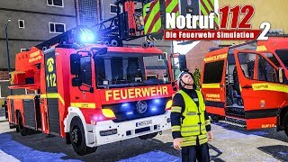 NOTRUF 2 KATZE auf dem BAUM  Einsatz für die Drehleiter  Preview  Feuerwehr Simulator Notruf 112 [upl. by Sokul]