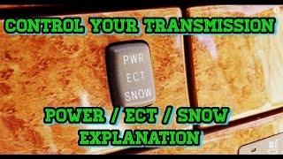 Lexus LS 430  Power  ECT  Snow Mode Explanation [upl. by Aneres]