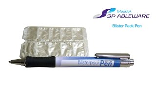 Blister Pack Opener Pen  No more struggling to get medicine out of blister packs [upl. by Elirpa361]