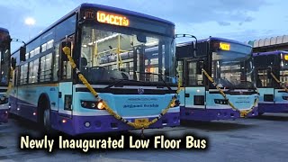 Newly Inaugurated Chennai MTC Low Floor Bus [upl. by Haran]