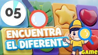 🧐 ¡Encuentra el Diferente  Juego Visual Divertido Find the different one [upl. by Eojyllib]