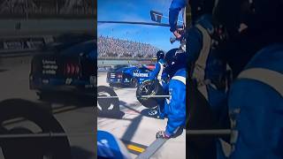 Sliding in wrongway in the pitstop fastenal RFKRacing nascar subscribe [upl. by Shanahan]