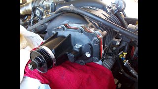 Worn Supercharger nose bearing amp shaft coupler Needs rebuild [upl. by Yahsal]