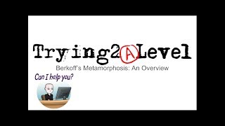 15 Minute Crash Course Berkoffs Metamorphosis [upl. by Cecelia]