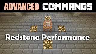 Advanced Commands Tutorial Redstone amp Command Block Performance [upl. by Refinnej734]