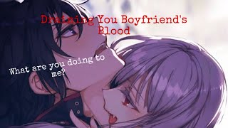 Draining Your Boyfriend Vampire Listener Boyfriend ASMR M4F [upl. by Etnuahs]