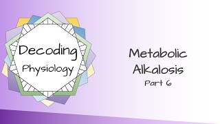 Decoding Physiology Metabolic Alkalosis Part 6  Diuretics [upl. by Noissap]