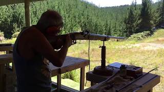 Matchlock Punt Gun recoil in slow motion [upl. by Potash]