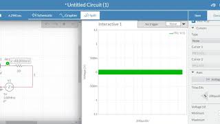 how to change the horizontal scale on Multisim oscilloscope [upl. by Gnil953]