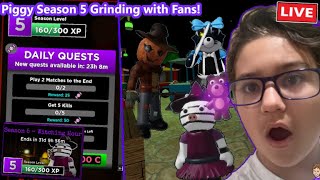 GRINDING PIGGY SEASON 5 WITH FANS Live [upl. by Bertasi]