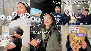 I HAD A BAD DAY  SAD MISSED MY WORKOUT CRUMBL OTW REVIEW [upl. by Anerac]