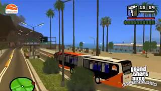 TransCaribe Articulado T100E en Gta San Andreas Cartagena Mods [upl. by Mercado]