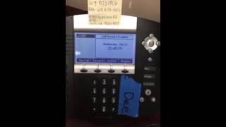 How to Forward your Polycom Phone [upl. by Ketchum]