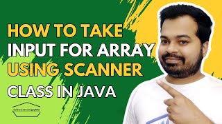 How to take human input for Array using scanner class  Automation Testing Interview Question [upl. by Adrianna]