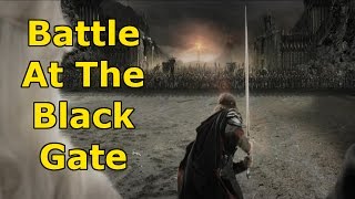 Lord Of The Rings ROTK  Battle At The Black Gate HD High Quality [upl. by Annahsit]