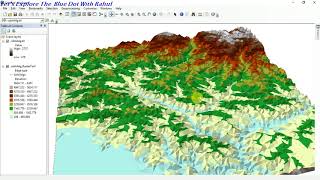 HOW TO CREATE 3D DIGITAL ELEVATION MODEL ON ESRI ARCGIS [upl. by Suivatnom602]