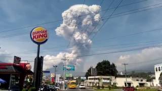 Santiaguito volcano eruption Jun 17 2016 Guatemala [upl. by Corliss]