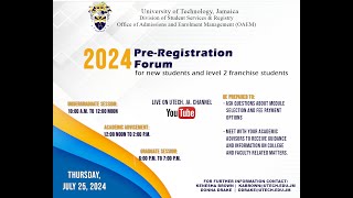 PreRegistration Forum 2024 Graduate Session [upl. by Ahsian]